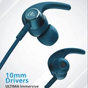 Ultima Beatz 355 Bluetooth Wireless Neckband Type C Earphone 25 Hrs Playtime IPX4 Water Resistant Image