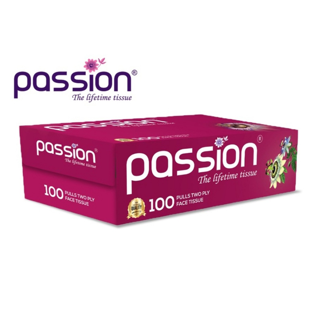 Passion Face Tissue Box Single Pack | The lifetime tissue Image