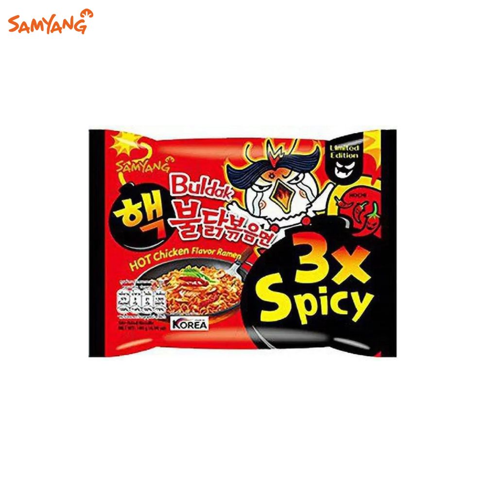 Samyang Buldak 3x Spicy Hot Chicken Flavor Ramen 140g  Instant Stir-Fried Noodles Image