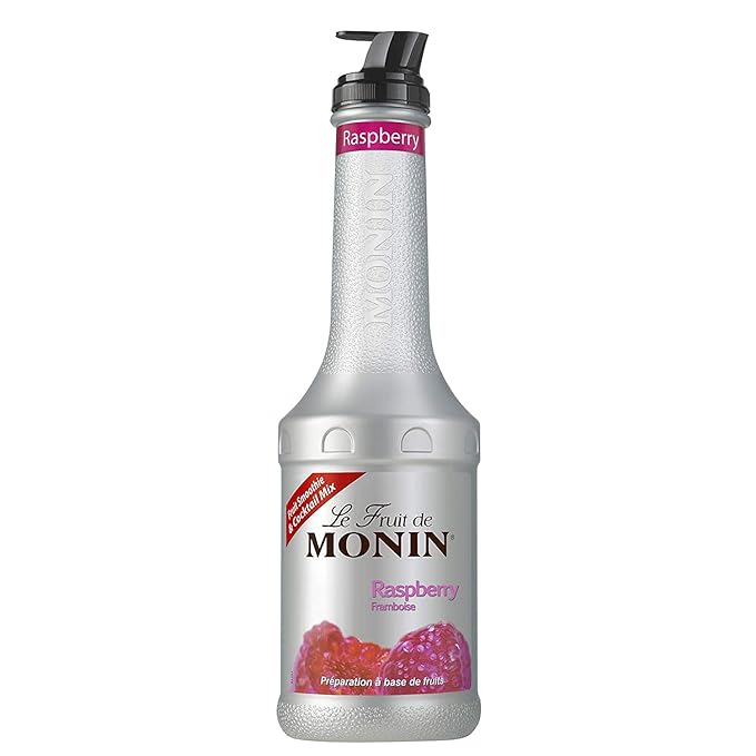 Monin Raspberry Fruit Mix Syrup 1L Image