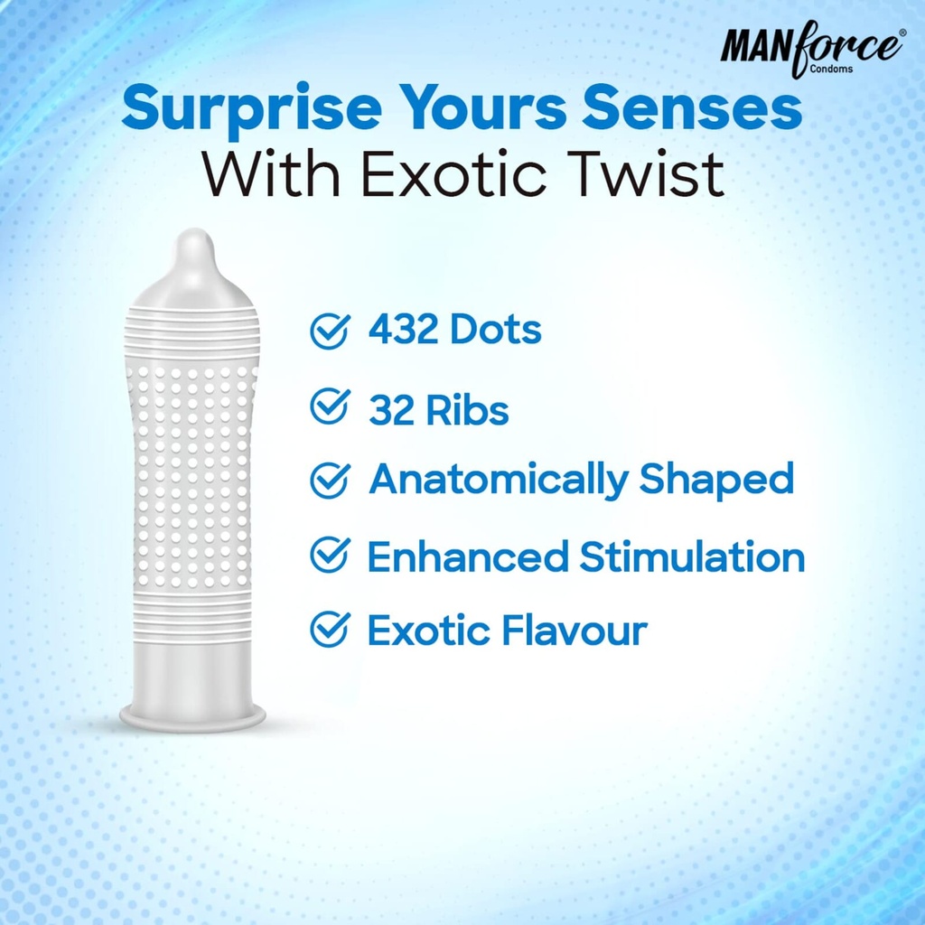 Manforce Game Exotic Flavoured Condoms 3's (Pack of 4) Image