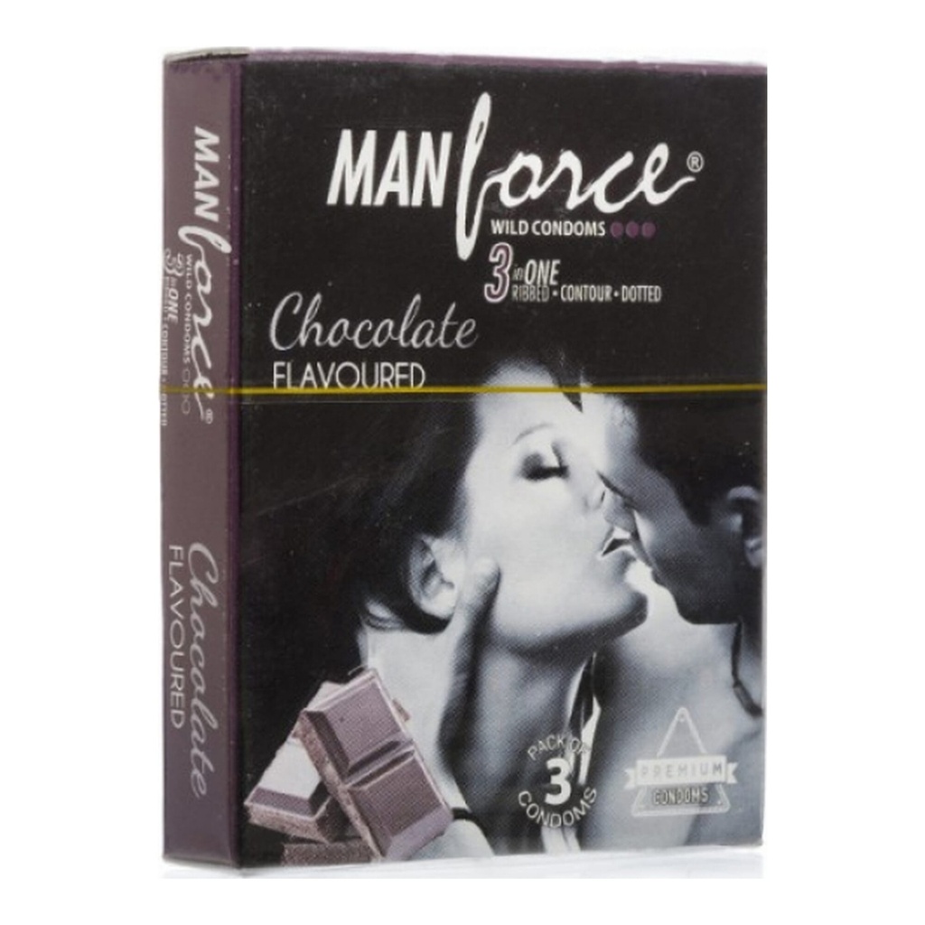 Manforce wild Condoms Chocolate 3s Image