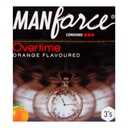 Manforce Condom Overtime Orange Flavour 3S (Pack of 4) Image