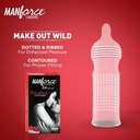 Manforce Wild Strawberry Flavored Condoms  3S (Pack of 4) Image
