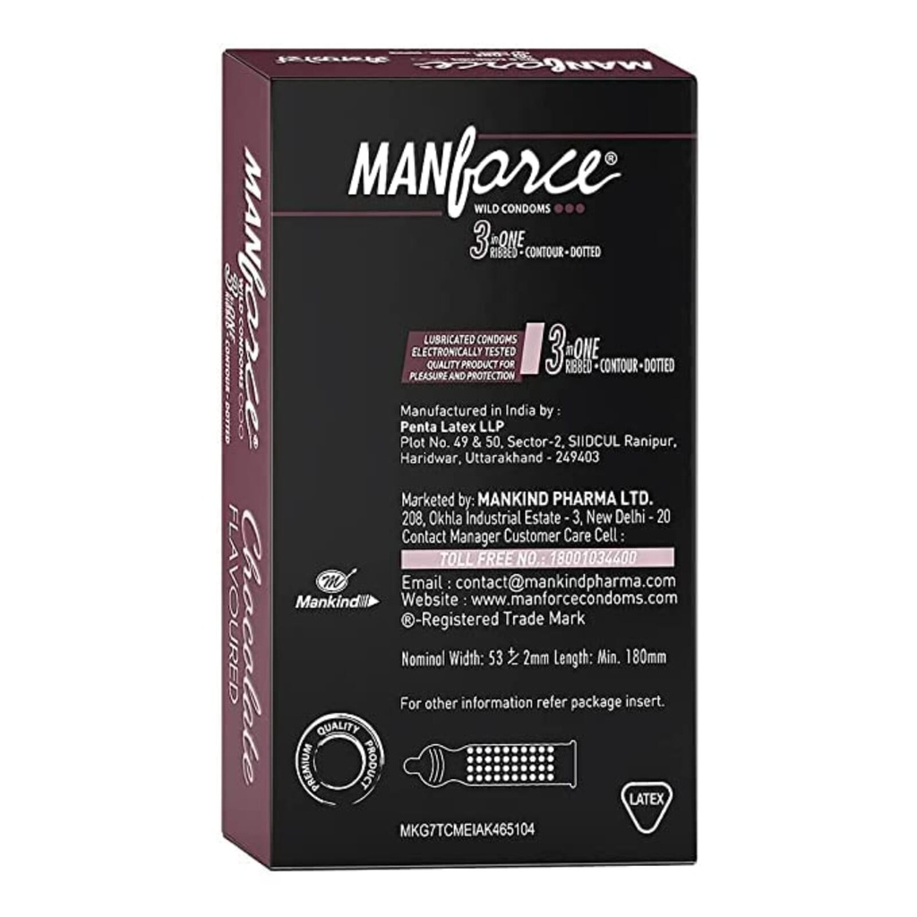 Manforce Wild Strawberry Flavored Condoms  3S (Pack of 4) Image