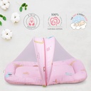 R for Rabbit Pink Color Snuggy Safari Bedding Image