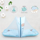 R for Rabbit Blue Color Snuggy Safari Bedding Image