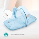 R for Rabbit Blue Color Snuggy Safari Bedding Image