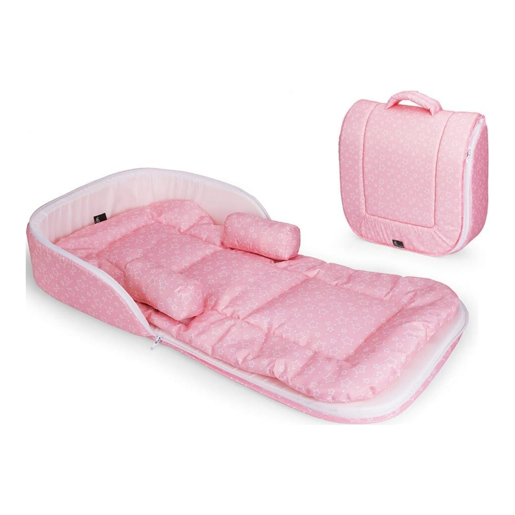 R For Rabbit Pink Color Baby Nest Bedding Image