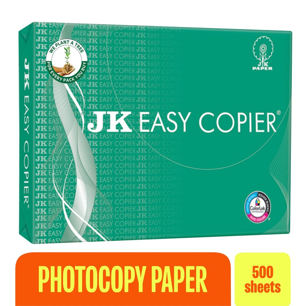 Jk Easy Copier 70 Gsm A4 500 Sheets Photocopy Paper | Multipurpose Office Paper 70 GSM A4 Size | JK Easy Copier Image