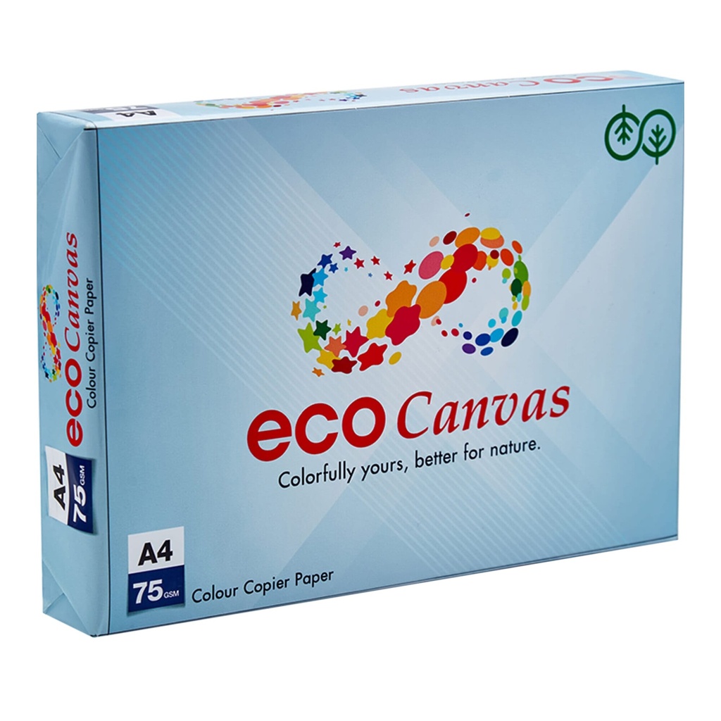 Jk Eco Canvas Colour Copier Paper A4 75 Gsm 500 Sheets (Blue) Image