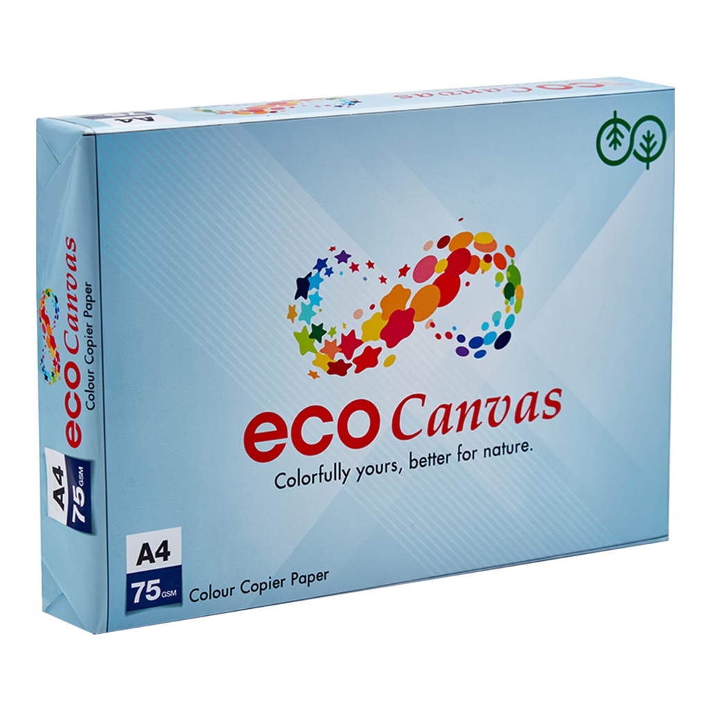 Jk Eco Canvas Colour Copier Paper A4 75 Gsm 500 Sheets (Yellow) Image