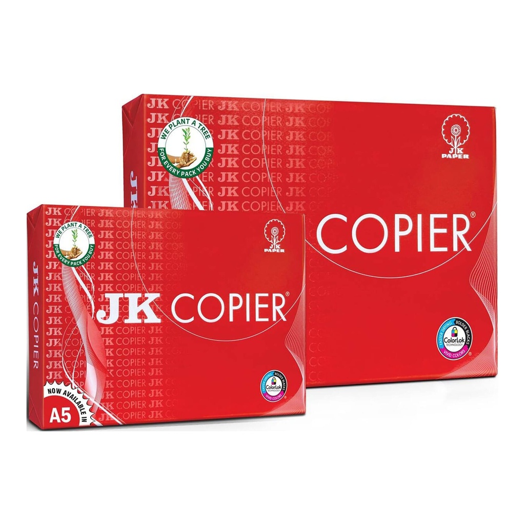 Jk Copier 75 Gsm A5 Size 500 Sheets Image