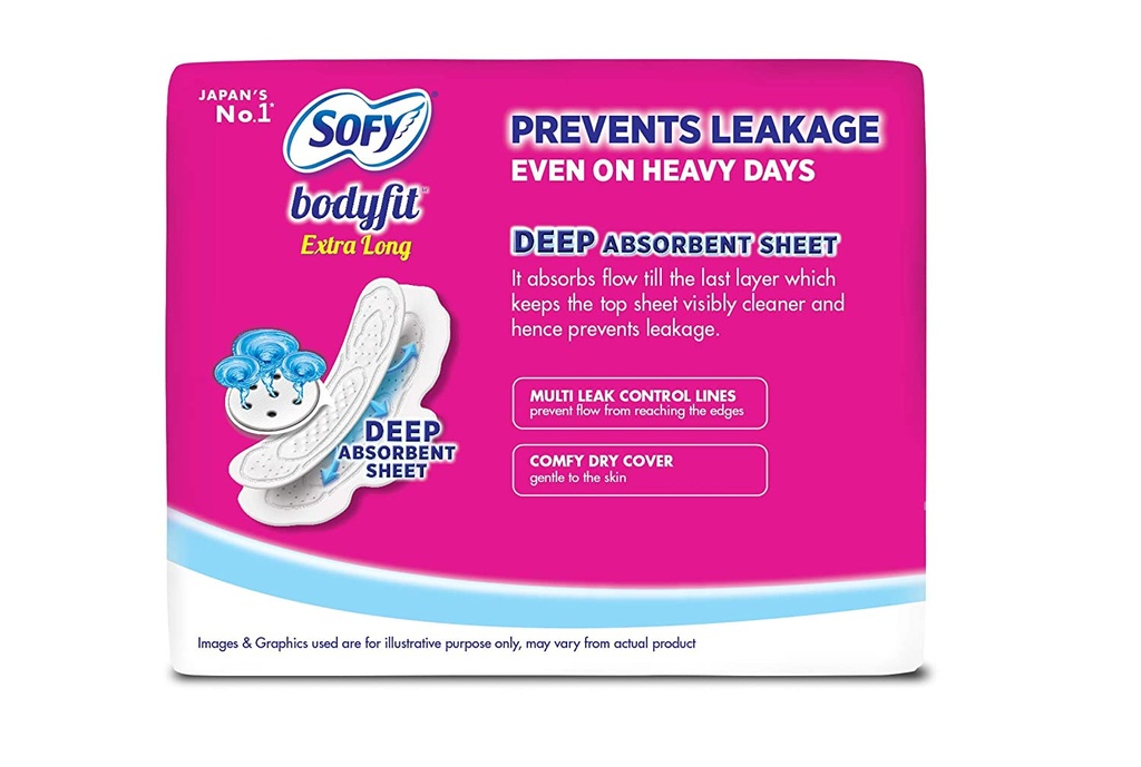 Sofy Bodyfit XL 6 - Soft Toilet Paper Ultra-Soft Comfortable Jumbo Roll 100 Sheets per Roll 13.5m Total 18 Pack Image