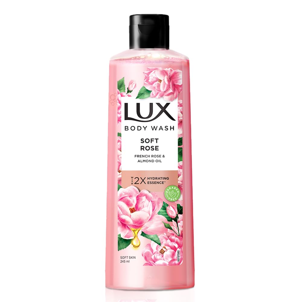 LUX Soft Rose Body Wash with French Rose & Almond Oil, 245 ml Image