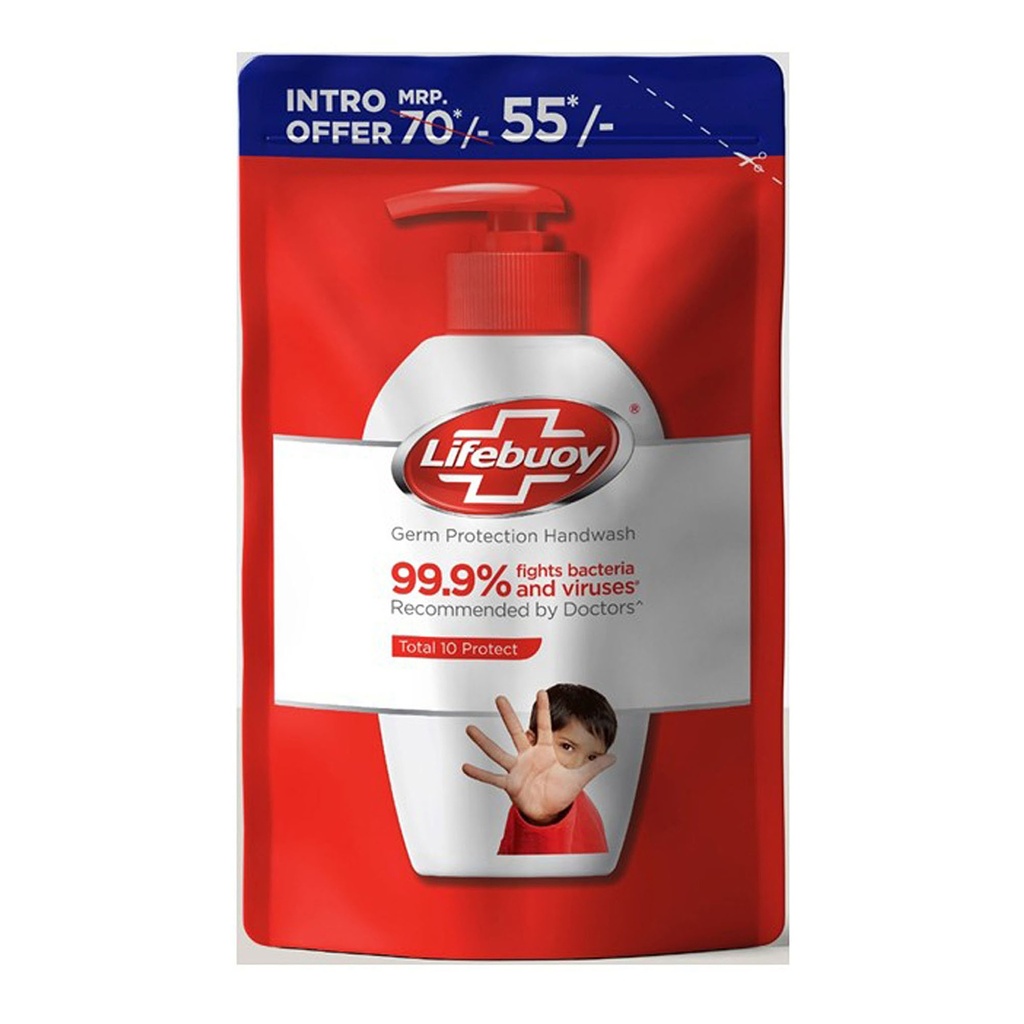 Lifebuoy Total 10 Protect Hand Wash pouch 175 ml - [Choice] Image