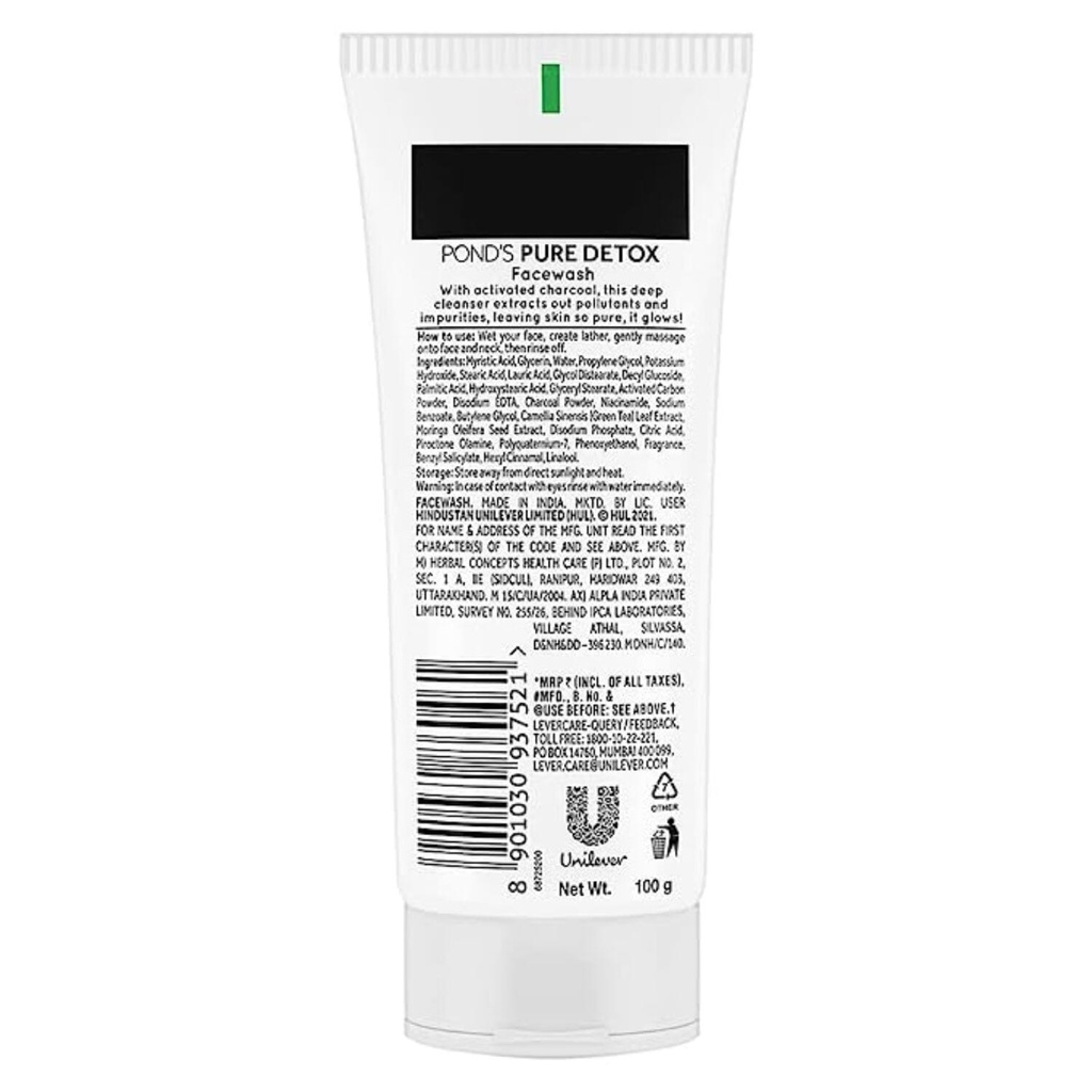 Ponds Pure Detox Facewash 100G (Buy 2 Get 1 Free) Image
