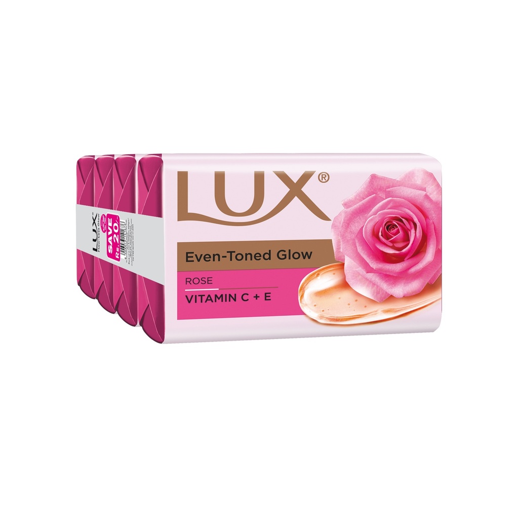 Lux Soft Touch Soap Bar - 100g - Pack of 4 Image