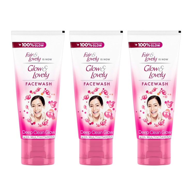 Glow & Lovely Deep Clean Glow Multivitamins Face Wash For Bright Skin 100 g (Buy 2 Get 1 Free) Image