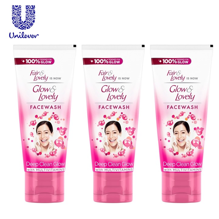 Glow & Lovely Deep Clean Glow Multivitamins Face Wash For Bright Skin 100 g (Buy 2 Get 1 Free) Image