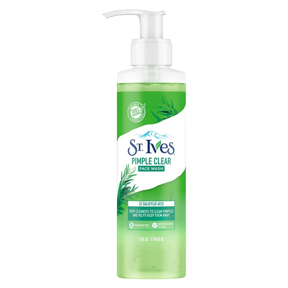 St. Ives Tea Tree Pimple Clear Face Wash For Pimple Prone 190ml Image
