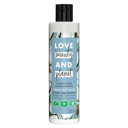 Love Beauty & Planet Coconut Water & Mimosa Flower Aroma Volume & Bounty Shampoo 200ml Image