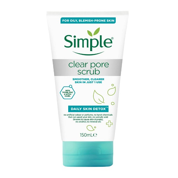 Simple Kind to Skin Clear Pure Scrub Daily Skin Detox 150ml Image