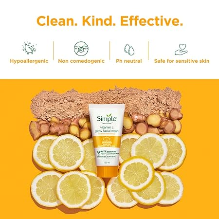 Simple Kind to Skin Vitamin C Facial Wash 150ml Image