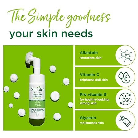 Simple Kind to Skin Refreshing Facial Foam 150ml Image