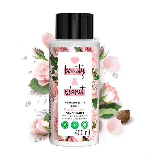 Love Beauty & Planet Murumuru Butter & Rose Blooming Conditioner 400ml Image