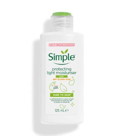 Simple Kind to Skin Protecting Light Moisturizer 125ml Image