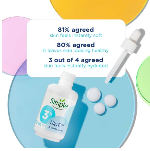 Simple Kind to Skin Serum Hyaluronic Acid+B5 30ml Image
