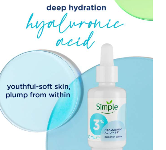 Simple Kind to Skin Serum Hyaluronic Acid+B5 30ml Image