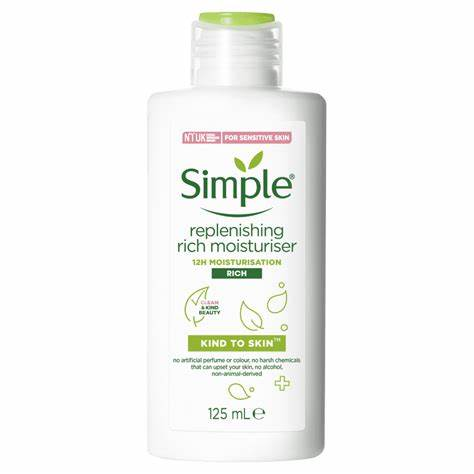 Simple Kind to Skin Replenishing Rich Moisturizer 125ml Image