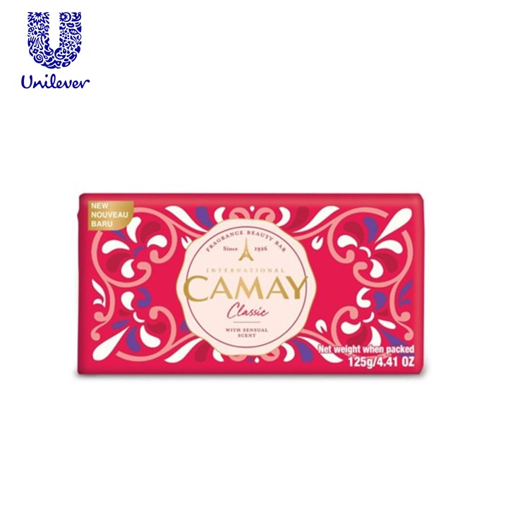 Camay Classic International Beauty Bathing Bar Soap 125g Image