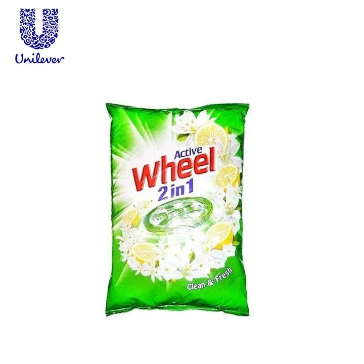 Wheel Active Green 2 in 1 Detergent Powder 1 Kg Image