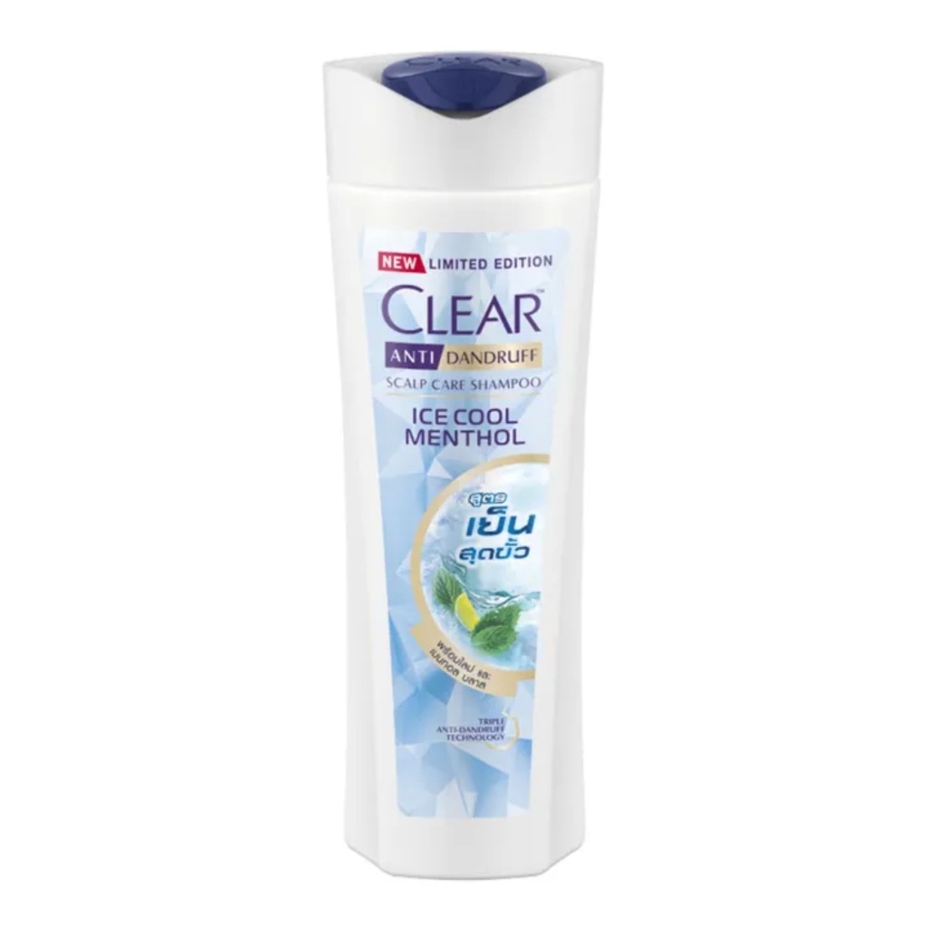 Clear Ice Cool Menthol Shampoo 325 Ml And Clear Advanced Anti-Hairfall Shampoo 325 Ml- Combo Set Image
