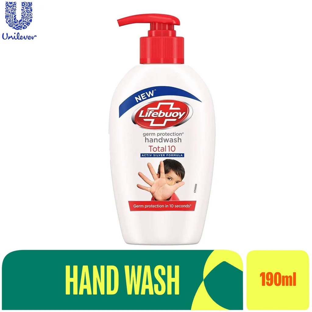 Lifebuoy Total 10 Protect Handwash 190ml Image