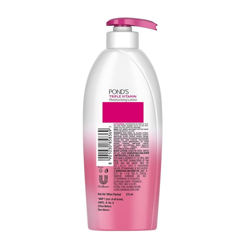 POND'S Triple Vitamin Moisturising Body Lotion 275 ml Image