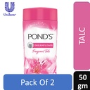 Ponds Dreamflower Fragnant TALC Powder 50gm ( Pack Of 2) Image