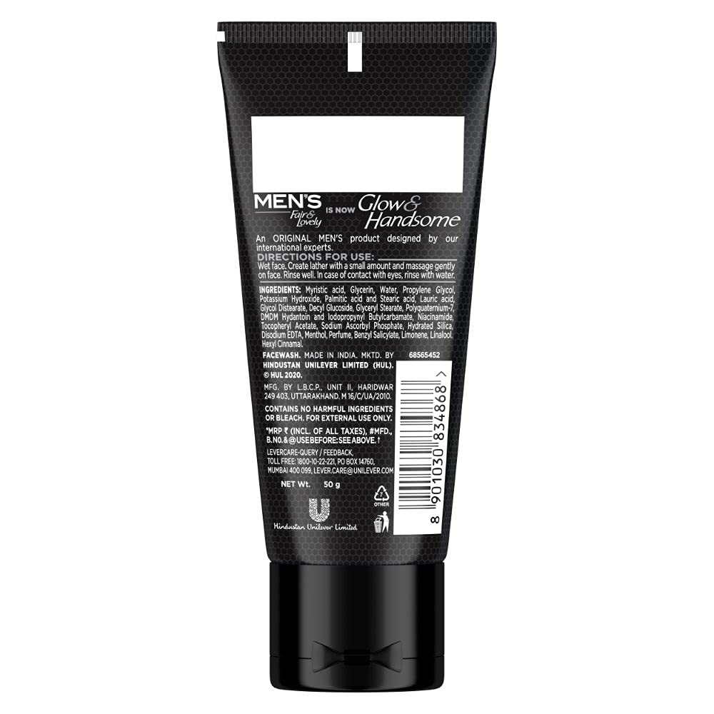 Glow & Handsome Instant Brightness Rapid Action Facewash 50g Image