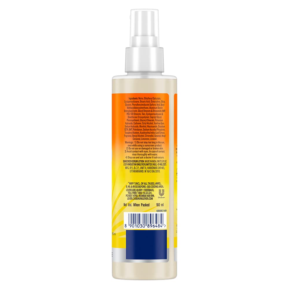 Vaseline Sun Protect & Calming SPF 30 Body Serum Lotion 180ml, For Non-Sticky & Matte Sun Protected Skin Image