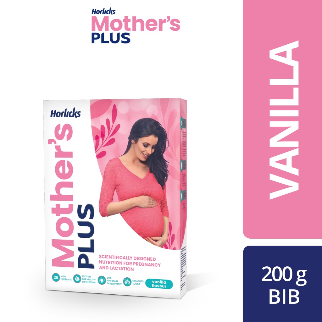 Mother's Horlicks No Added Sugar Refill Vanilla 200 gm Image