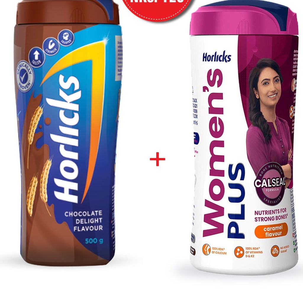 Women Horlicks 400 gm + Chocolate Horlicks 500gm (Super Combo Offer) Image
