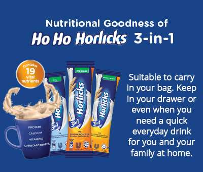 Horlicks 3in1 Lite 28 gm x 10 Sachets Image