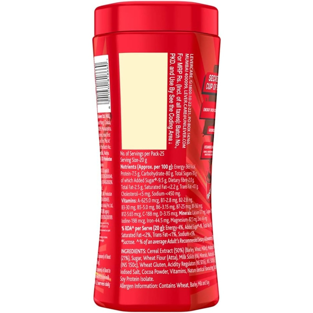 Boost Chocolate Energy Drink - 500g Image