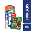 Horlicks Classic Malt Jar 500 gm with Free Knorr Soup Image