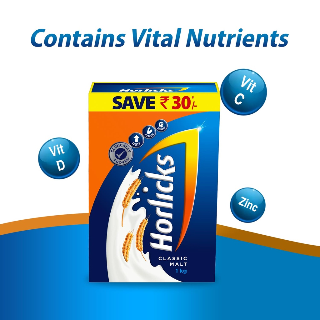 Horlicks Classic malt Refill 1 kg Image