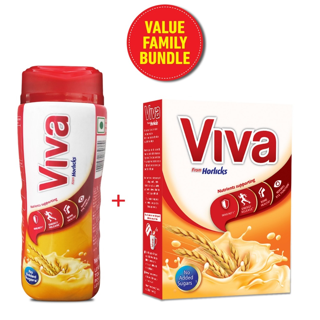 Viva Family Bundle (Viva Jar 500gm + Viva Refill 500gm) Image