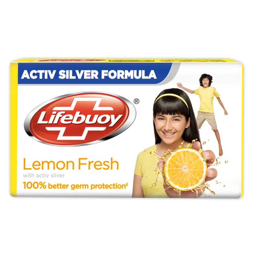 Lifebuoy Lemon Fresh Soap Bar 100gm (Pack Of 6) Image